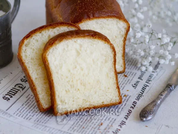 Фото блюда: Хлеб Хоккайдо на закваске