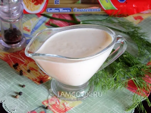 Фото блюда: Сливочный соус для спагетти