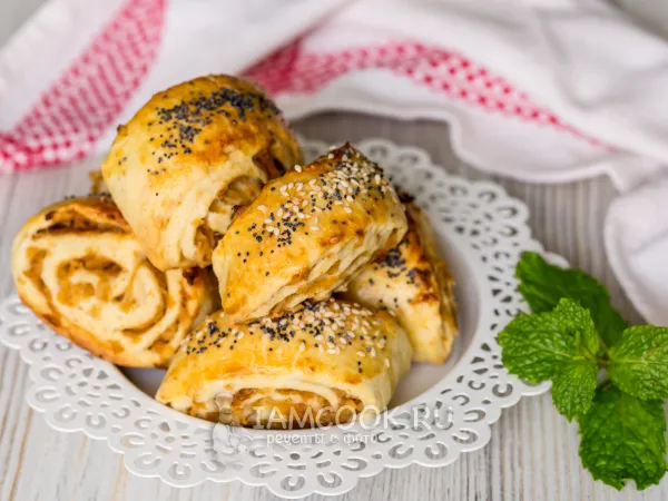 Фото блюда: Печенье на кефире с яблоками