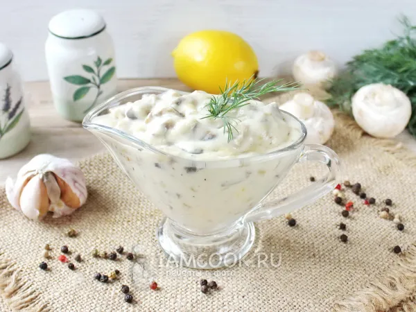 Фото блюда: Грибной соус к мясу