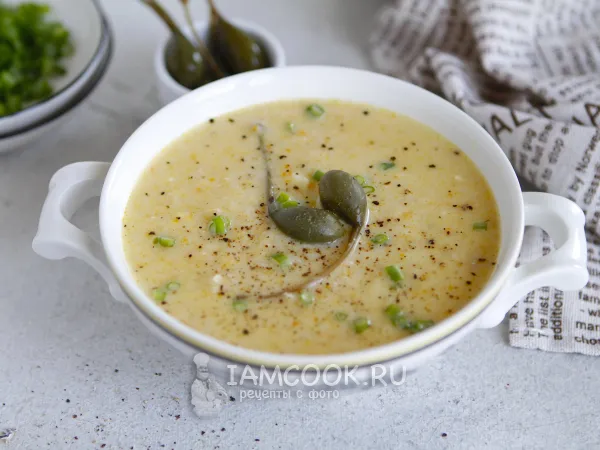 Фото блюда: Гороховый суп с молоком