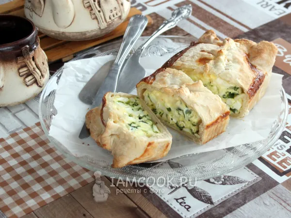 Фото блюда: Яичный пирог