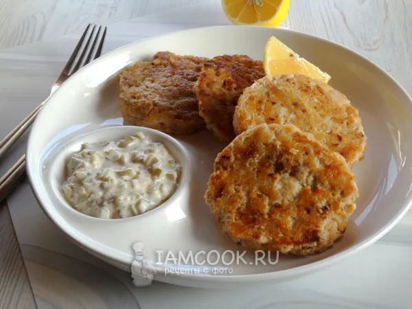 Фото блюда: Рыбный бифштекс