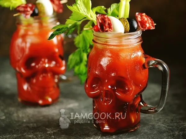 Фото блюда: Кровавая Мэри для Хэллоуина