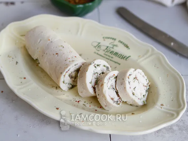 Фото блюда: Куриный рулет сувид (су-вид)