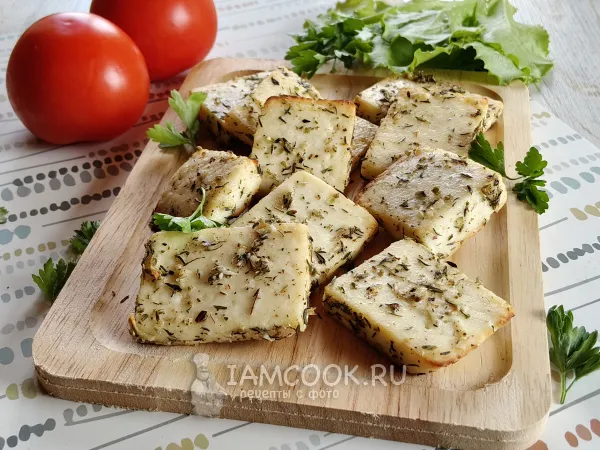 Фото блюда: Запеченный адыгейский сыр в духовке