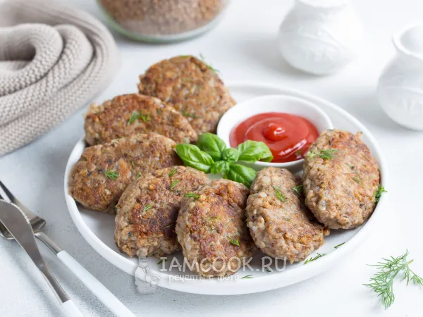 Фото блюда: Котлеты из гречки и рыбных консервов