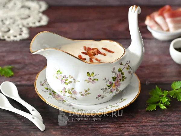 Фото блюда: Соус Бешамель с беконом