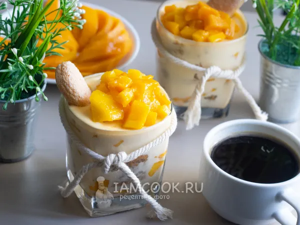 Фото блюда: Тирамису с манго
