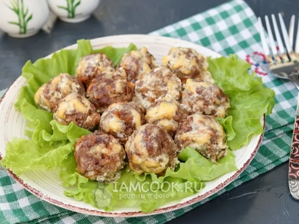 Фото блюда: Польпетте в сливочно-сырном соусе