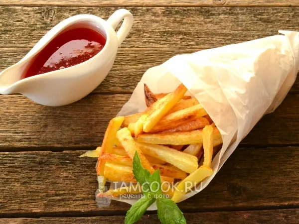 Фото блюда: Картофель фри в духовке