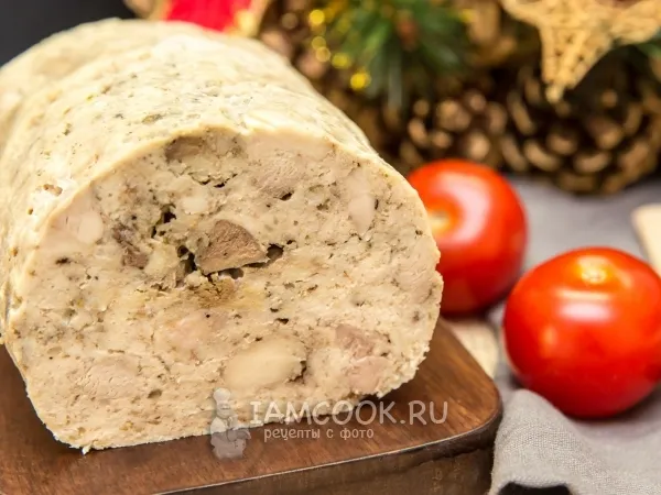 Фото блюда: Ветчина из курицы в домашних условиях