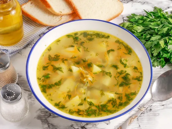 Фото блюда: Суп с чесночными стрелками