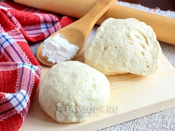 Фото блюда: Тесто для пирогов на кефире без дрожжей