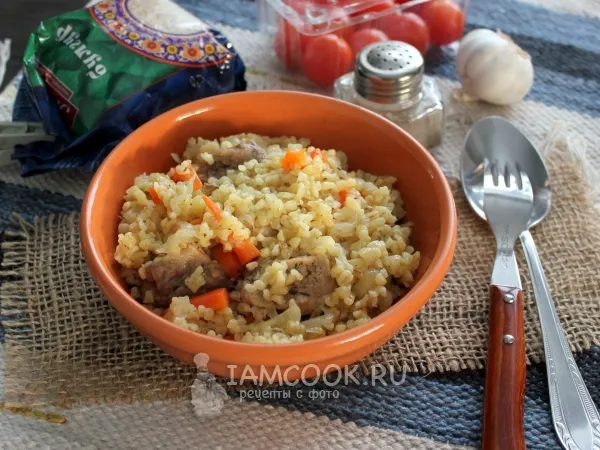 Фото блюда: Плов из булгура в мультиварке