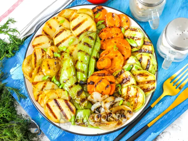 Фото блюда: Овощи на электрогриле