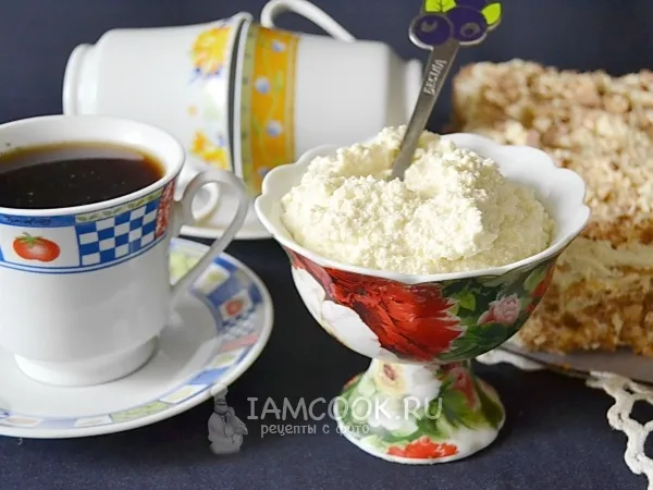 Фото блюда: Заварной крем для «Медовика»