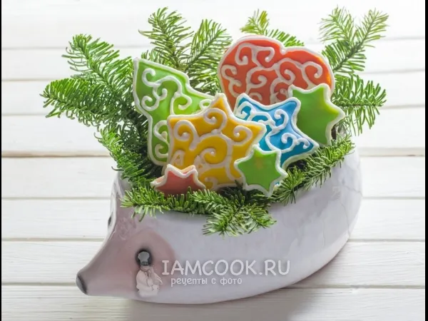 Фото блюда: Рождественское печенье с глазурью