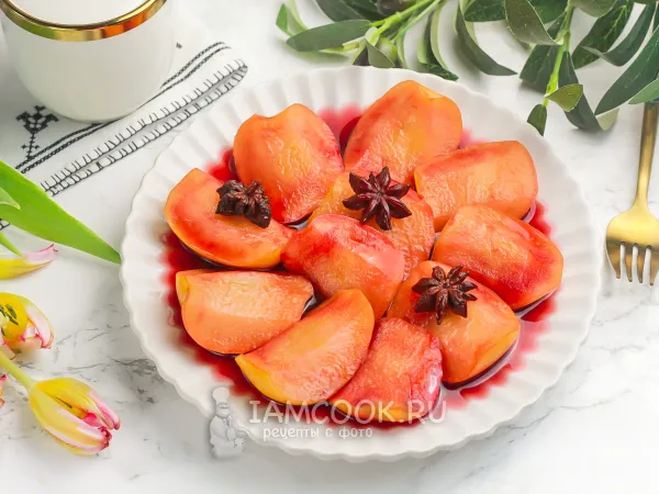 Фото блюда: Яблоки в вине