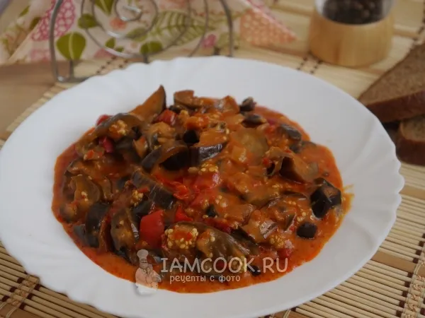 Фото блюда: Баклажановый Паприкаш (вегетарианский)