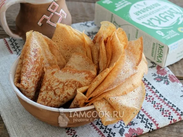 Фото блюда: Блины из полбяной муки