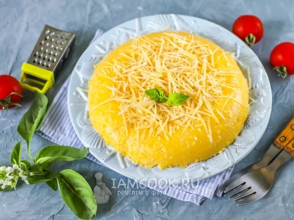 Фото блюда: Мамалыга с сыром