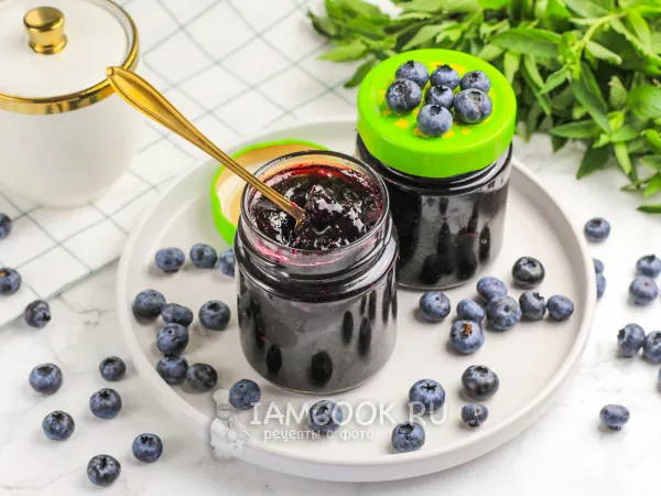 Фото блюда: Джем из голубики с желатином