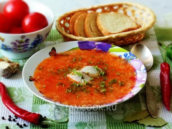 Фото блюда: Суп харчо с индейкой