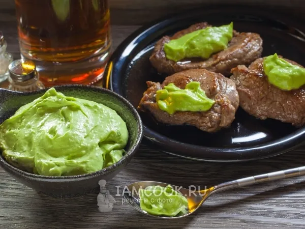 Фото блюда: Соус-дип из авокадо с сыром