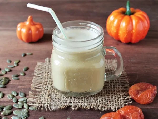 Фото блюда: Молоко из тыквенных семечек