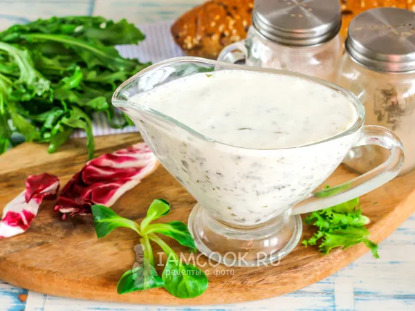 Фото блюда: Соус из йогурта и морской капусты