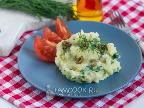 Фото блюда: Картофель с оливками по-провансальски