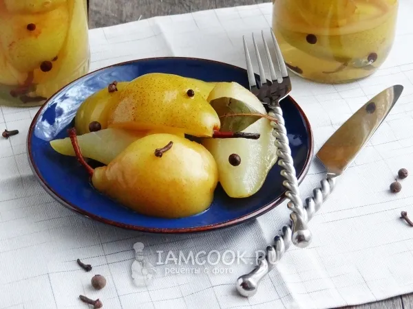 Фото блюда: Груши маринованные на зиму без стерилизации