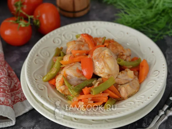 Фото блюда: Рагу из индейки в мультиварке