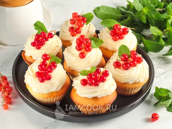 Фото блюда: Сметанный крем для капкейков