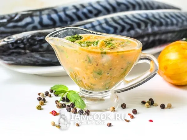 Фото блюда: Маринад для рыбы с луком и горчицей