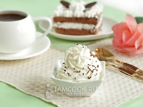 Фото блюда: Взбитые сливки в домашних условиях