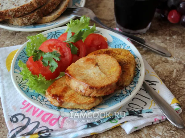 Фото блюда: Медальоны из индейки в мультиварке