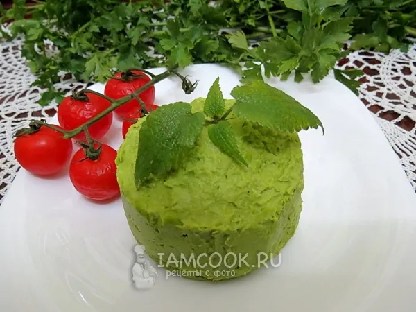 Фото блюда: Пюре из зеленого горошка