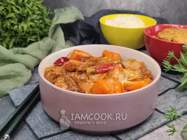 Фото блюда: Таккальби (корейское блюдо)