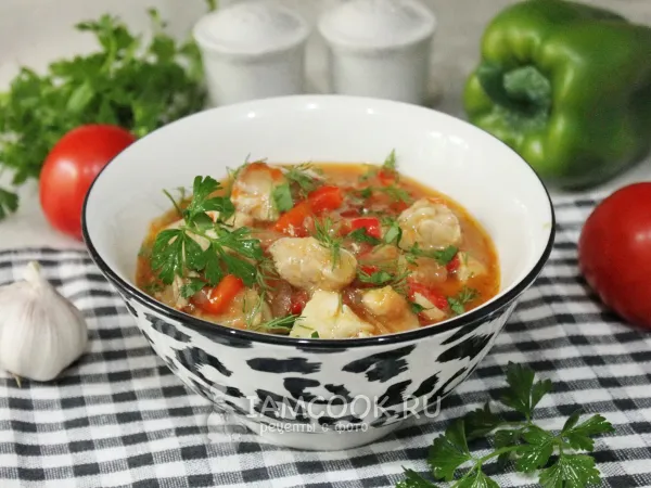 Фото блюда: Мясо по-сербски