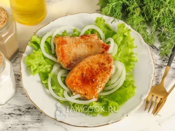 Фото блюда: Маринованная говядина на сковороде