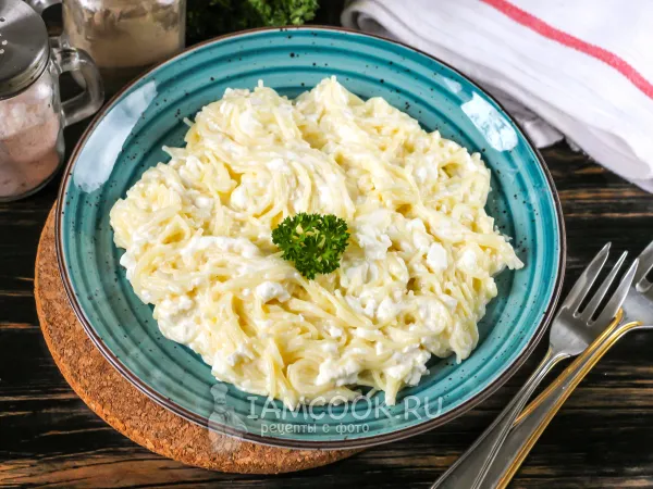 Фото блюда: Вермишель с творогом