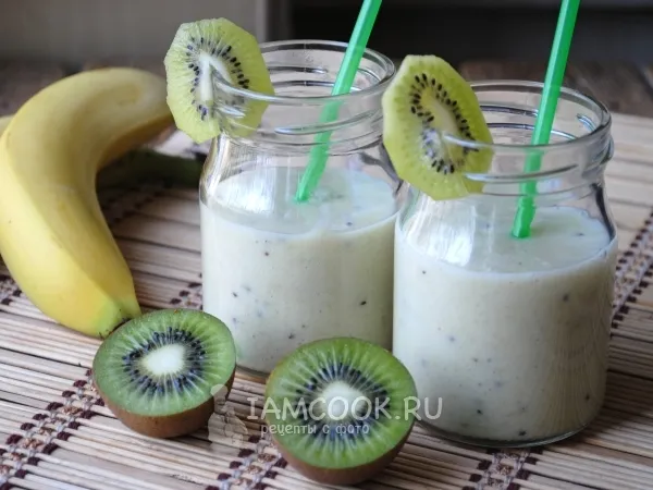 Фото блюда: Смузи из кефира и банана