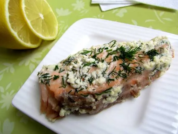 Фото блюда: Семга, тушеная в мультиварке