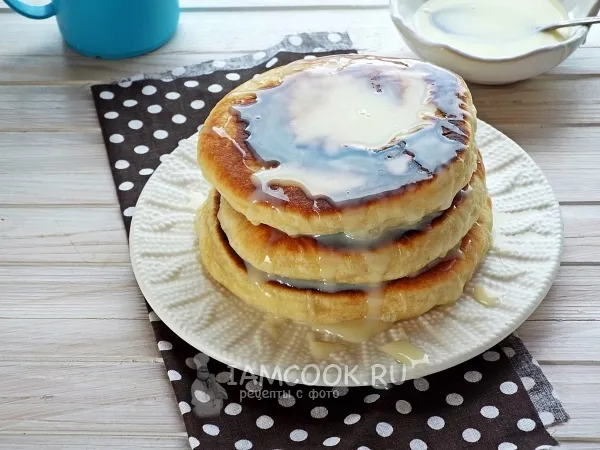 Фото блюда: Пышные лепёшки на кефире