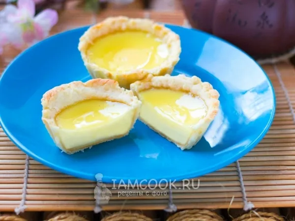 Фото блюда: «Дань Та» - тарталетки с яичным кремом