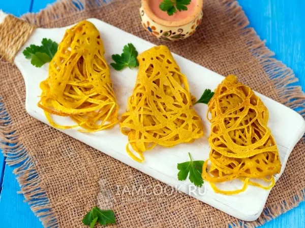 Фото блюда: «Роти Джала» - малазийские кружевные блины