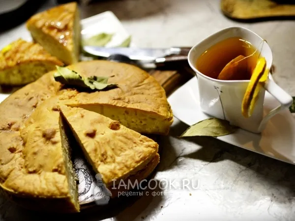 Фото блюда: Заливной пирог «Сырный соблазн»