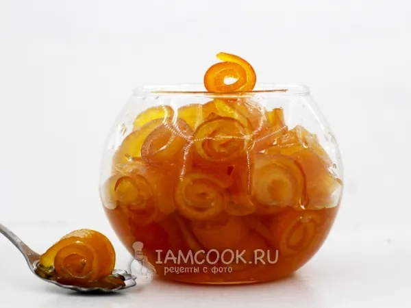 Фото блюда: Варенье из апельсиновых корок (завитушки)